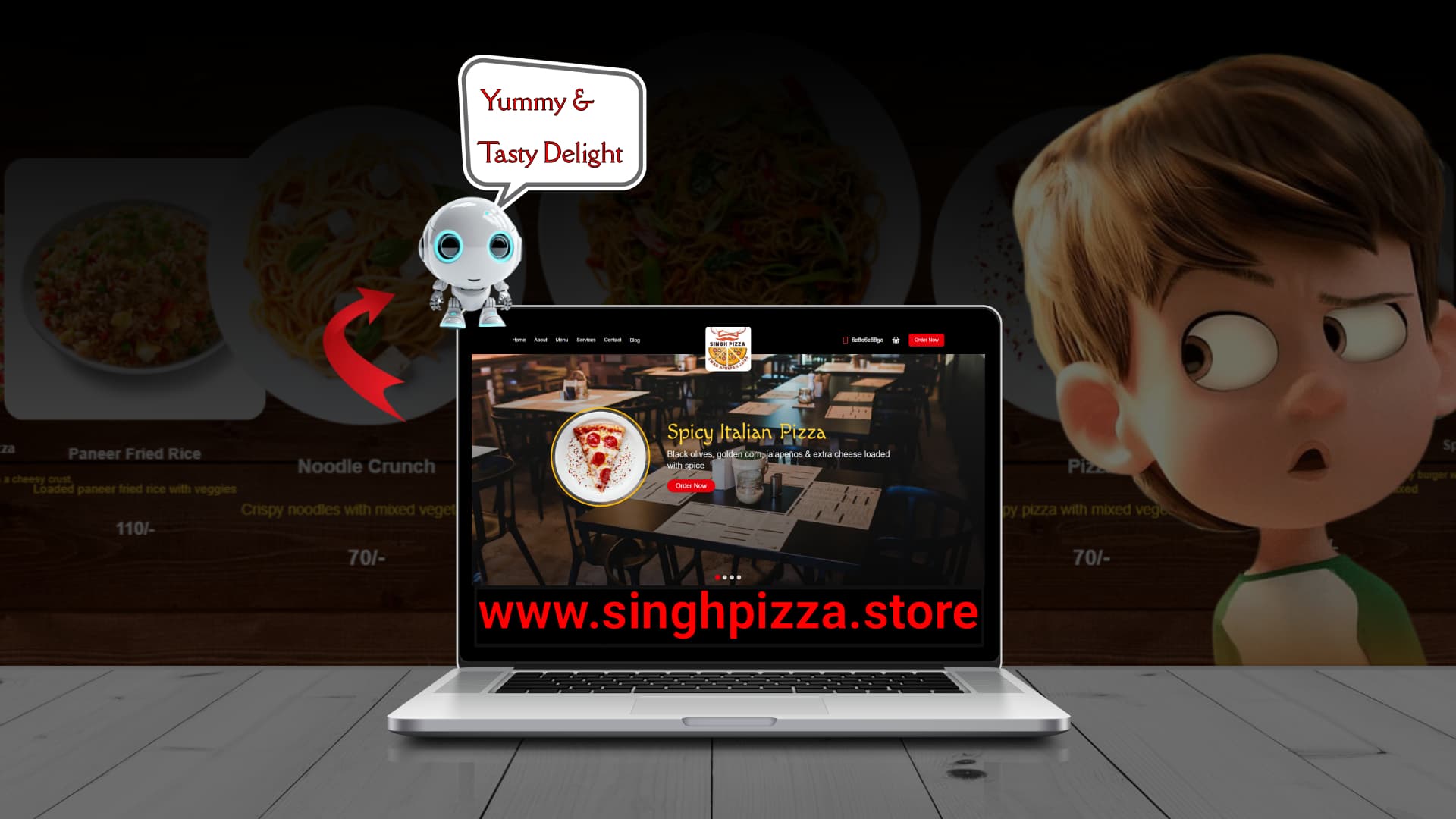 Singh Pizza Website